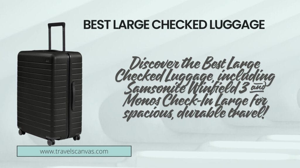 best large checked luggage